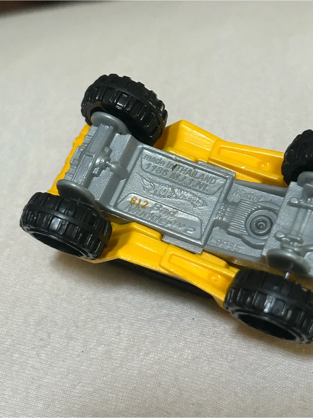 ❌SOLD❌Hot Wheels Bad Mudder 2 Black & Yellow HWTF 2014 Stunt Circuit